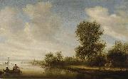 Salomon van Ruysdael River landscape oil painting picture wholesale